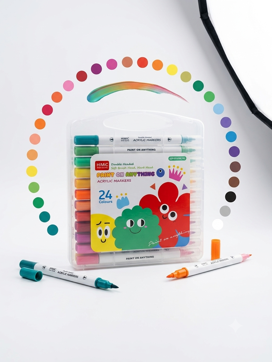 HiMic Acrylic Marker 24 Shade