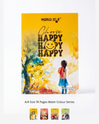 A4 Size 76 Pages Water Colour Series Notebook (Pack of 12)