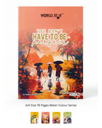 A4 Size 76 Pages Water Colour Series Notebook (Pack of 12)