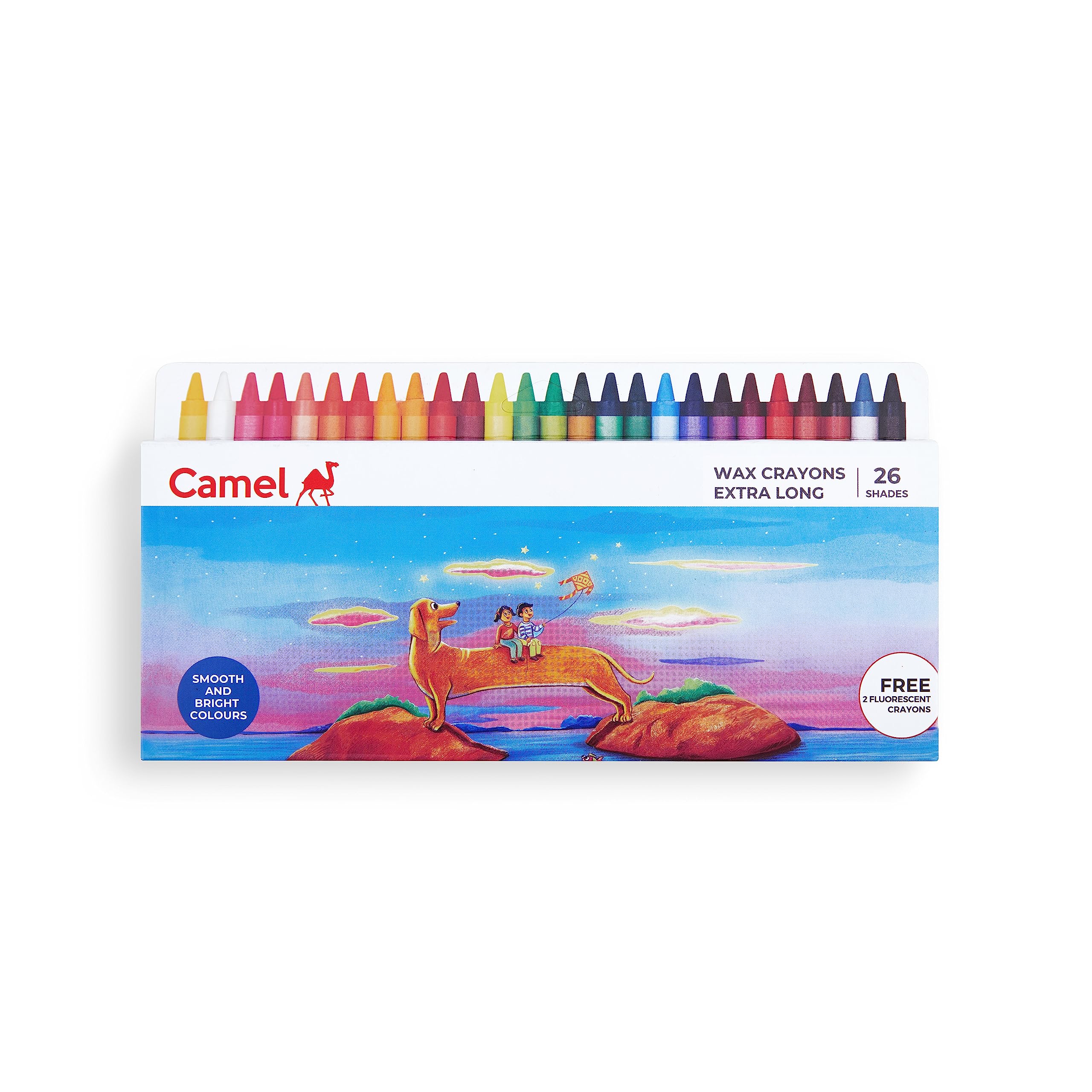 Camel Wax Crayons XL 26 Shades