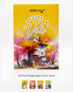 A4 Size 76 Pages Water Colour Series Notebook (Pack of 12)