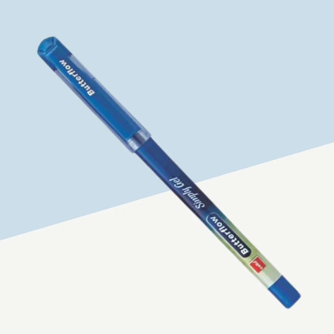 Cello Butterfly Simply Gel Pen (Pack of 10)