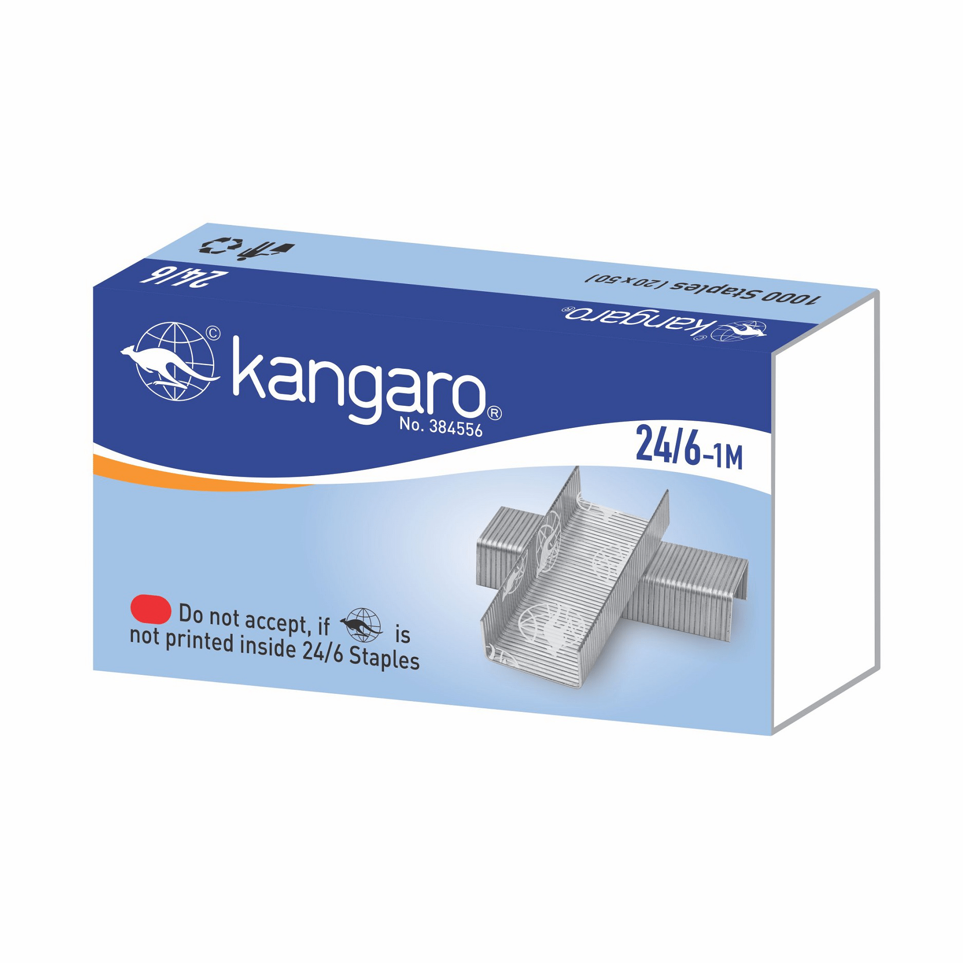 Kangaro 24/6 – Stapler pin (Pack of 20)