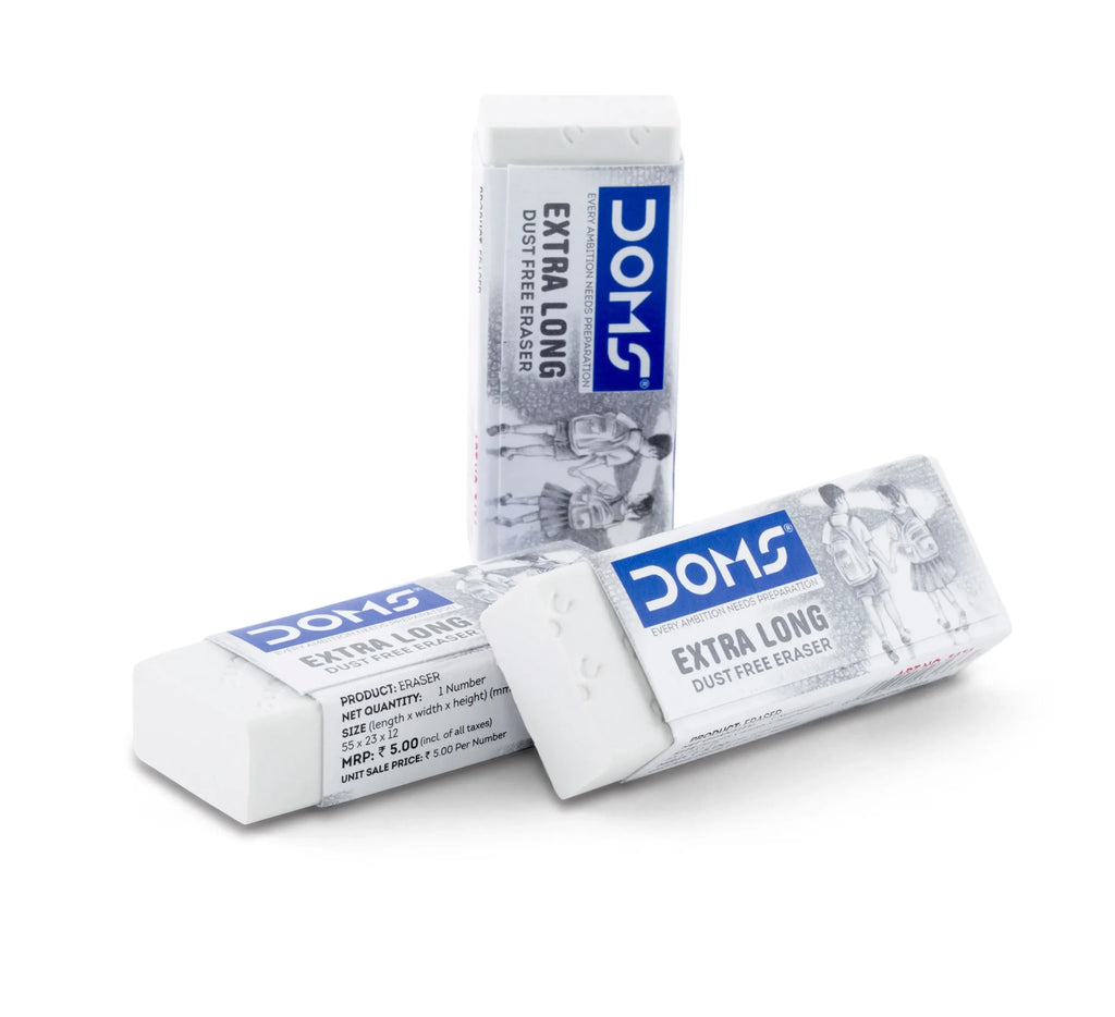 DOMS Dust Free Eraser – Eraser (Pack of 20 pcs)