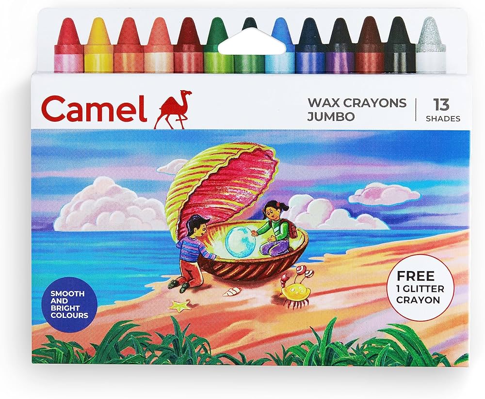 Camel Wax Crayons XL 13 Shades