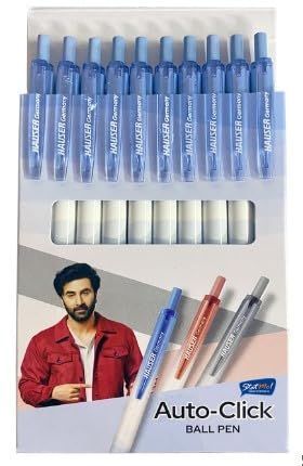 Hauser Autoclick Ball Pen (Pack of 10)