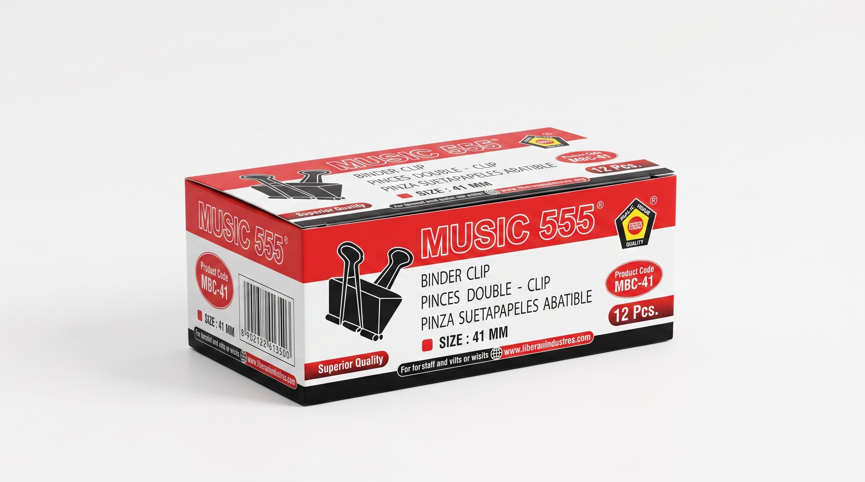 Binder clip Music 555