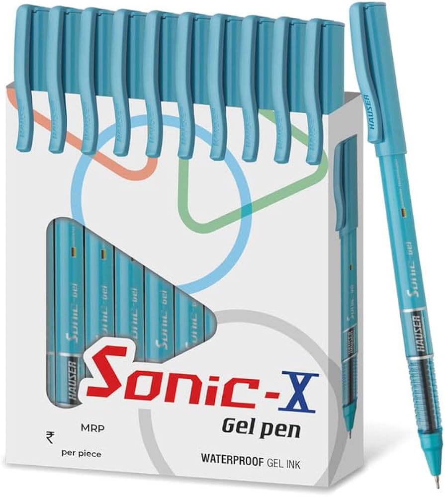 Hauser Sonic-X Gel Pen (Pack of 10)