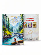 A4 Size 140 Pages Water Colour Series Notebook (Pack of 6)