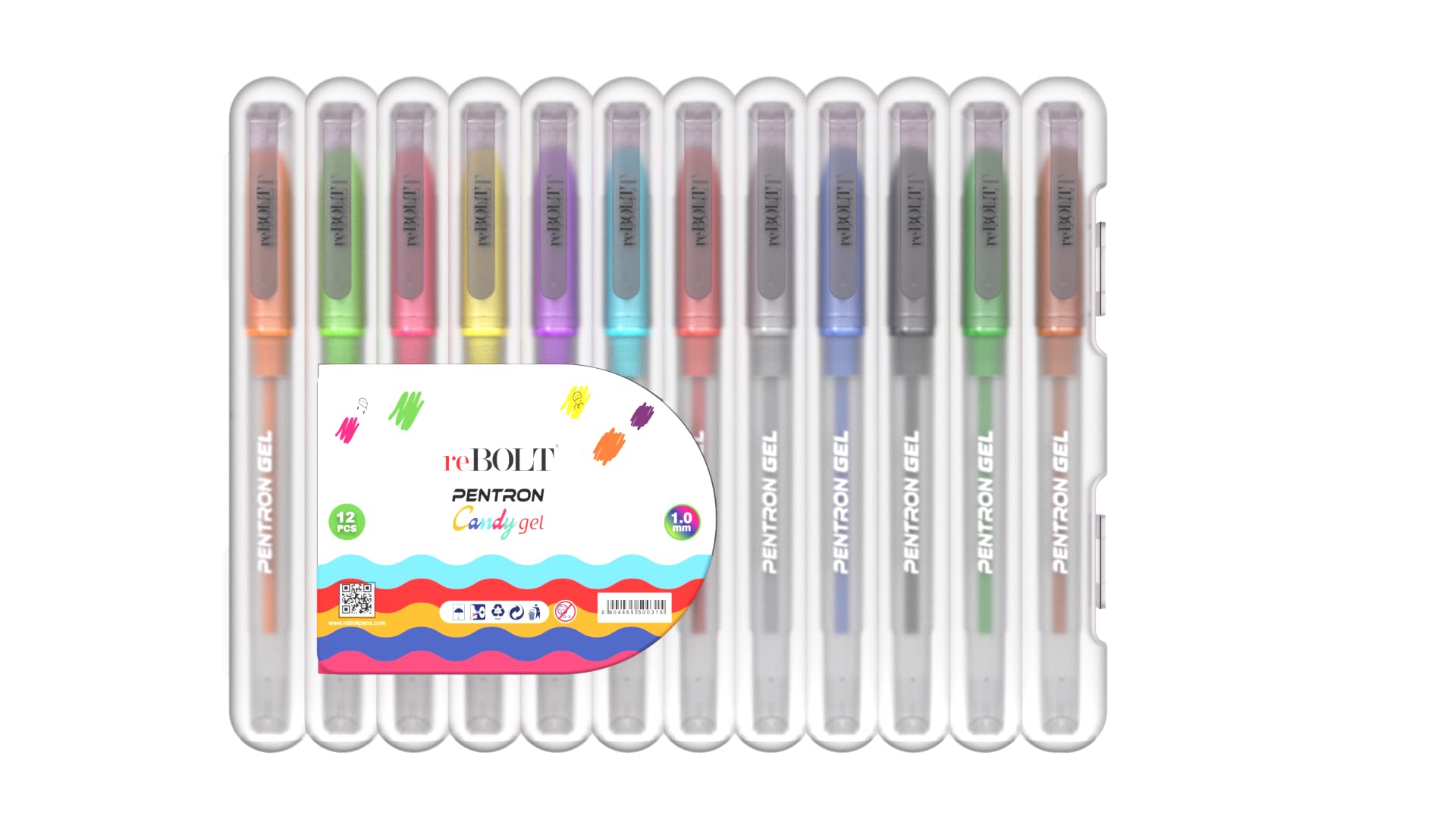 Pentro Candy Colorful – Gel Pen (Pack of 6)