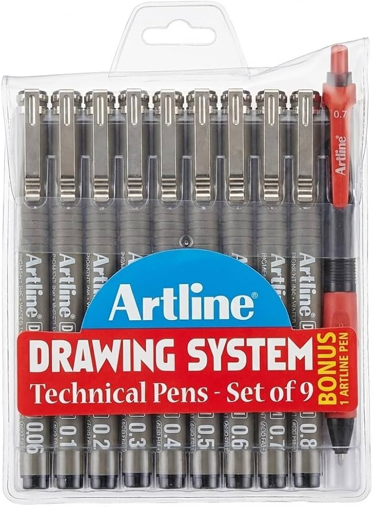 Artline Drawing System Technical Pens – Technical Drawing Pen