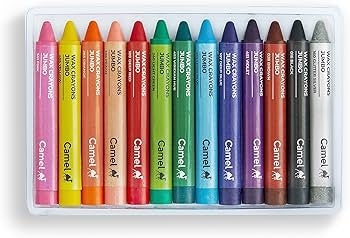 Camel Wax Crayons XL 13 Shades