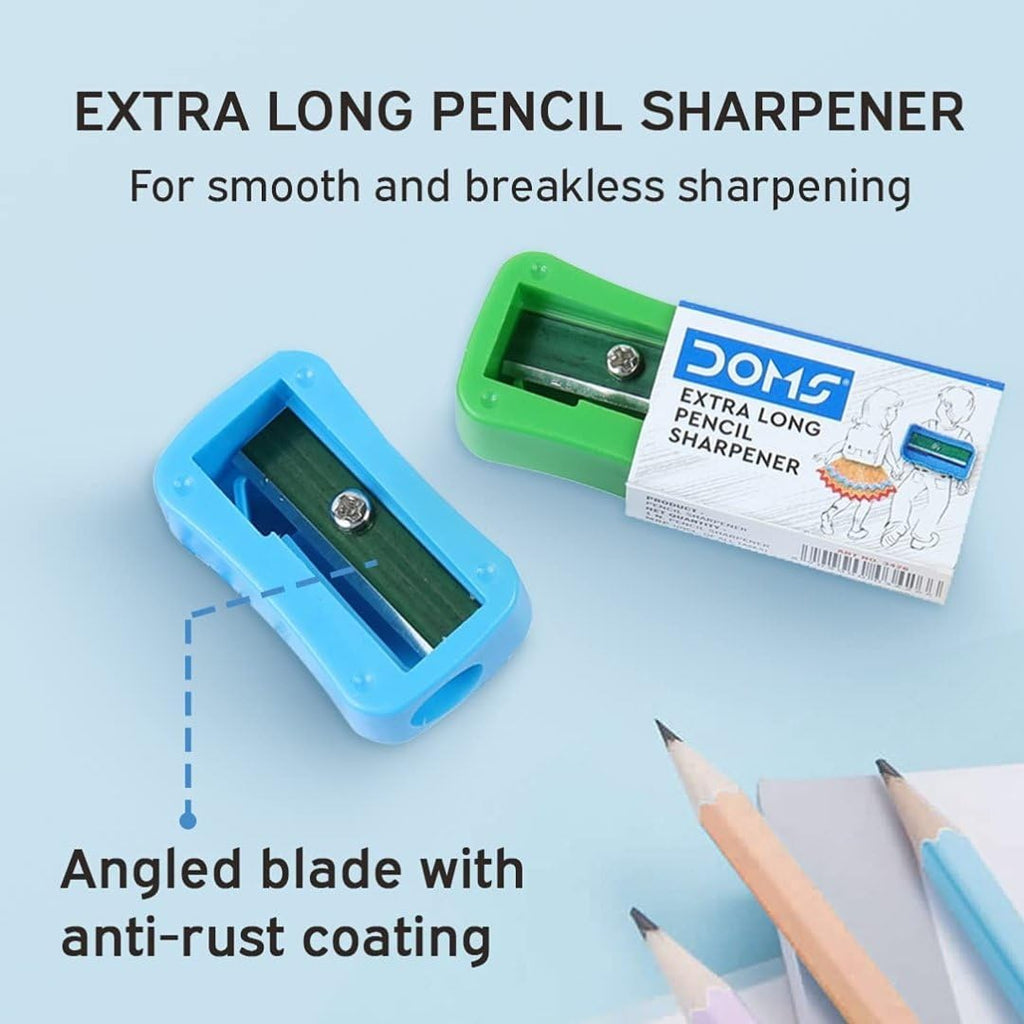 DOMS Extra Long Pencil Sharpener – Pencil Sharpener (Pack of 20 pcs)