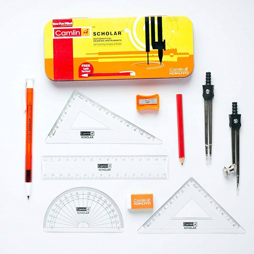 Camlin Scholar – Mathematical Drawing Instruments