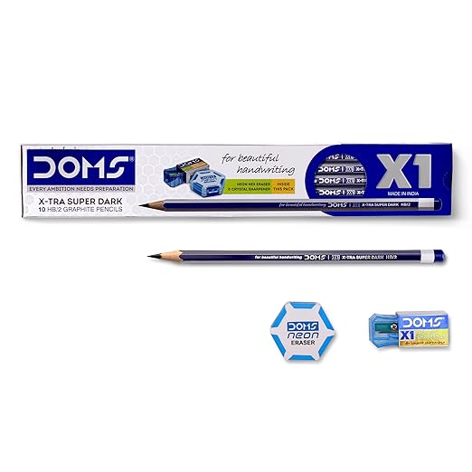 DOMS X1 X-Tra Super Dark – Graphite Pencil