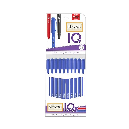 Shape IQ Ball Pen (Pack of 10)
