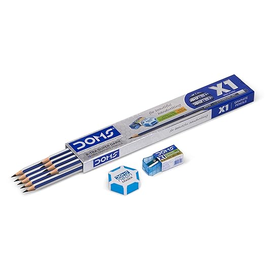 DOMS X1 X-Tra Super Dark – Graphite Pencil
