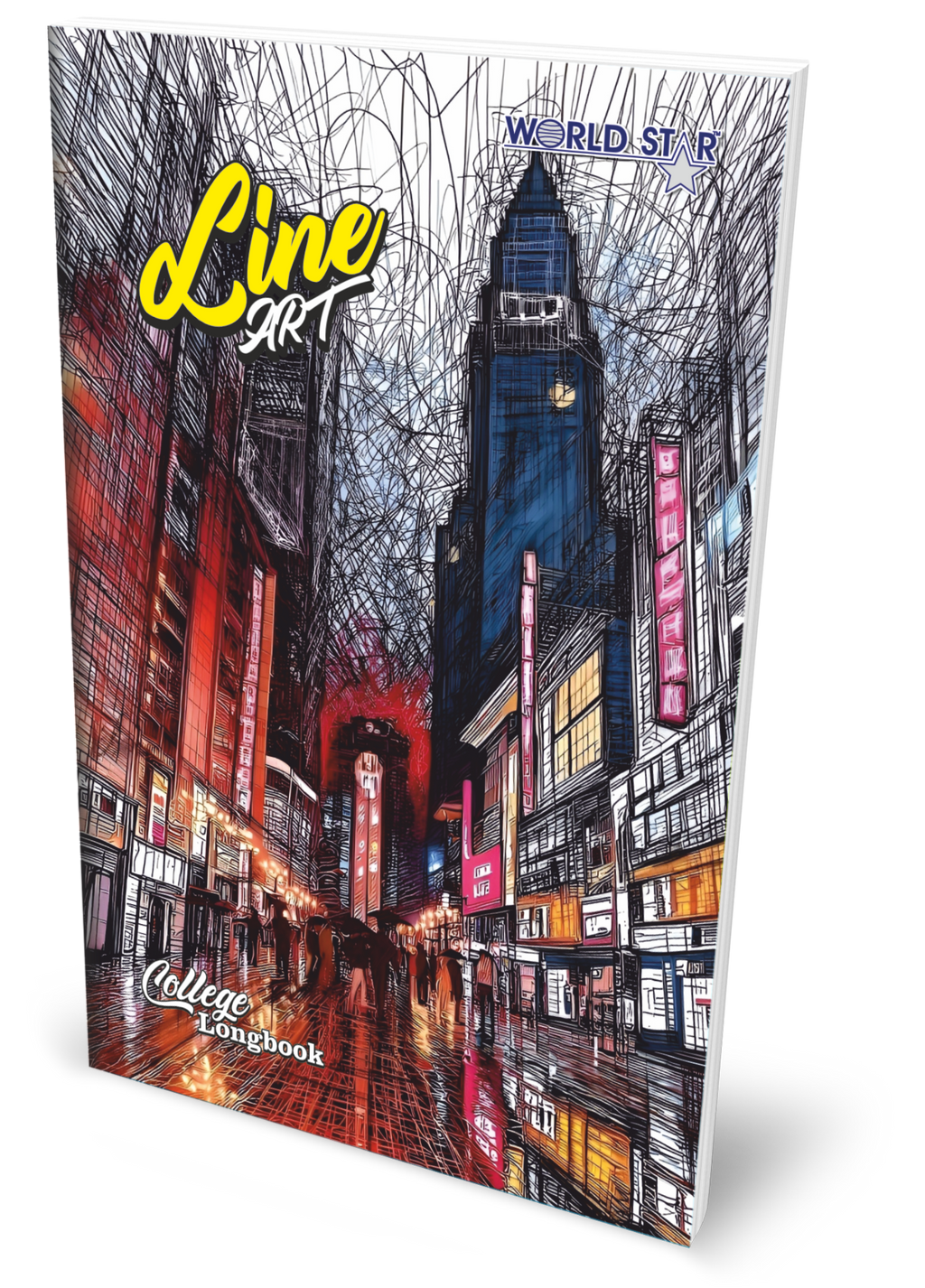 Longbook 76 Pages Picture Series (Pack of 12)