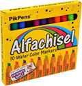 Colourpik Alfachisel – Water Colour Markers (Pack of 10)