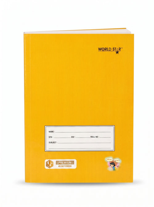 A5 Brown Notebook 172 Pages 3-in-1 Ruling (Pack of 6)