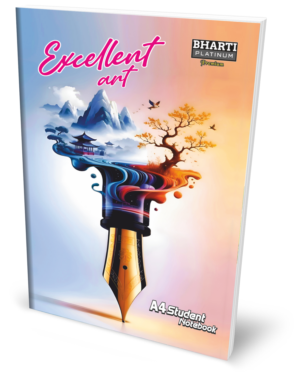 A4 Bharti Platinum Artlink Notebook 172 Pages  (Pack of 6)