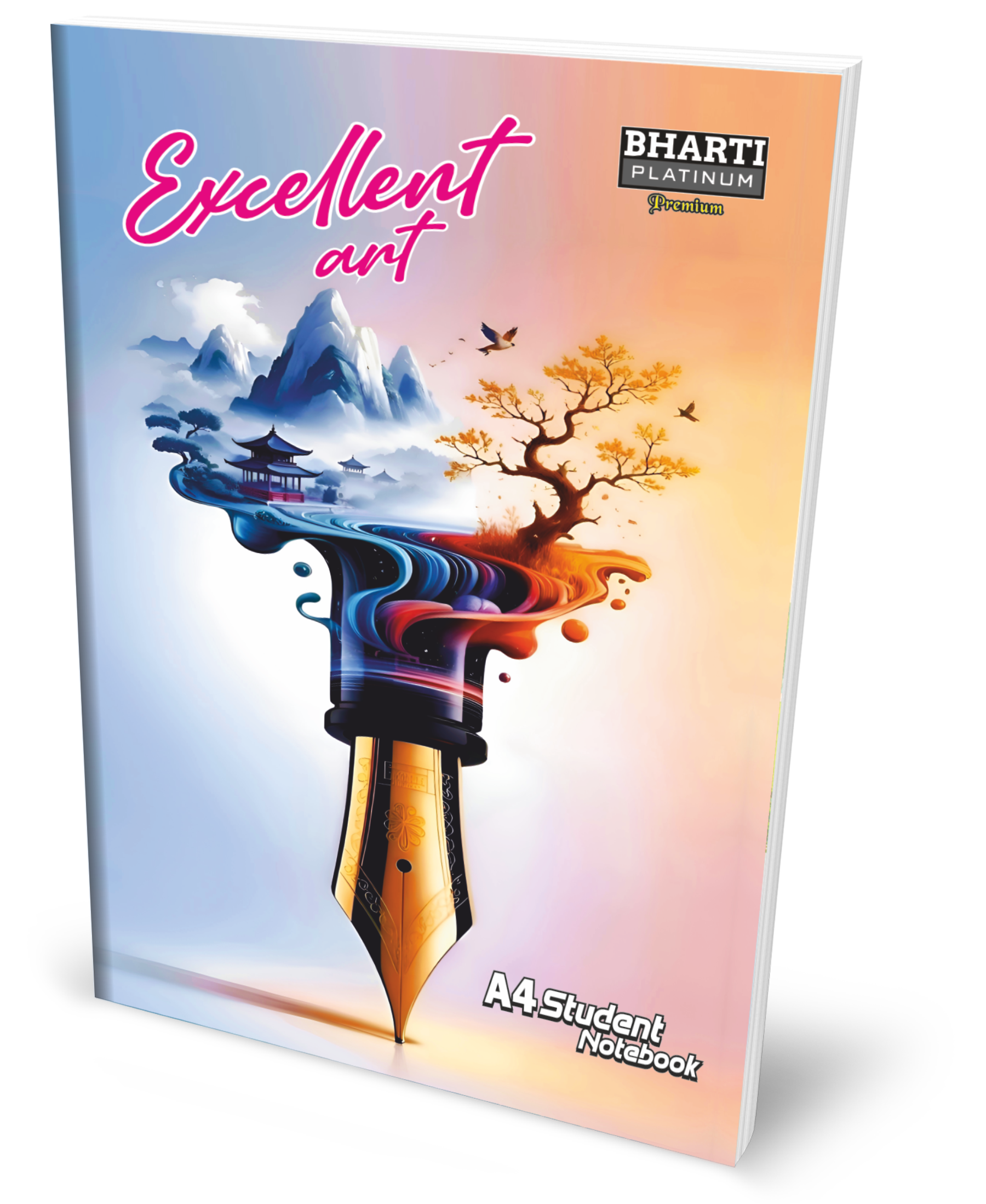 A4 Bharti Platinum Artlink Notebook 172 Pages  (Pack of 6)