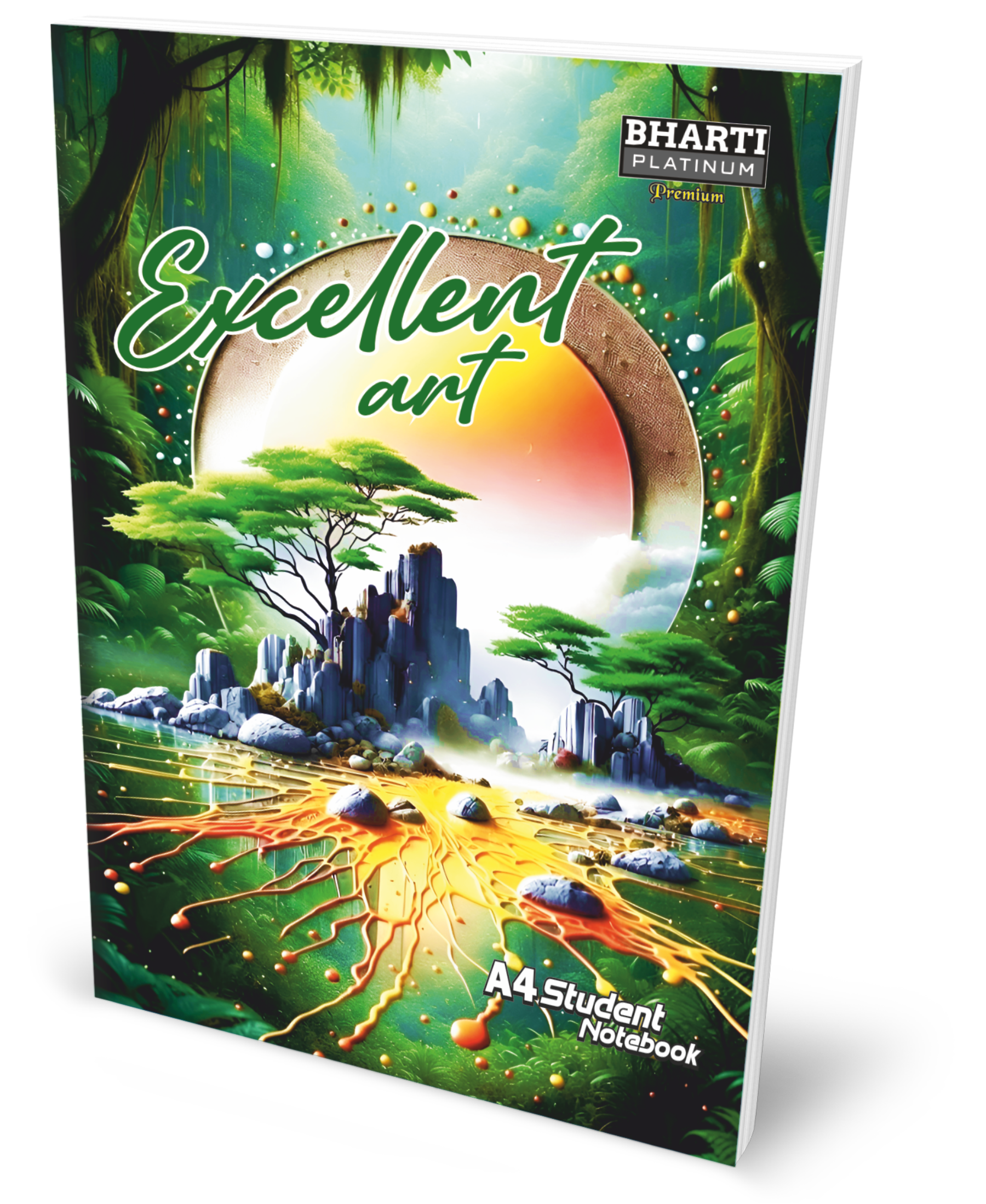 A4 Bharti Platinum Artlink Notebook 172 Pages  (Pack of 6)