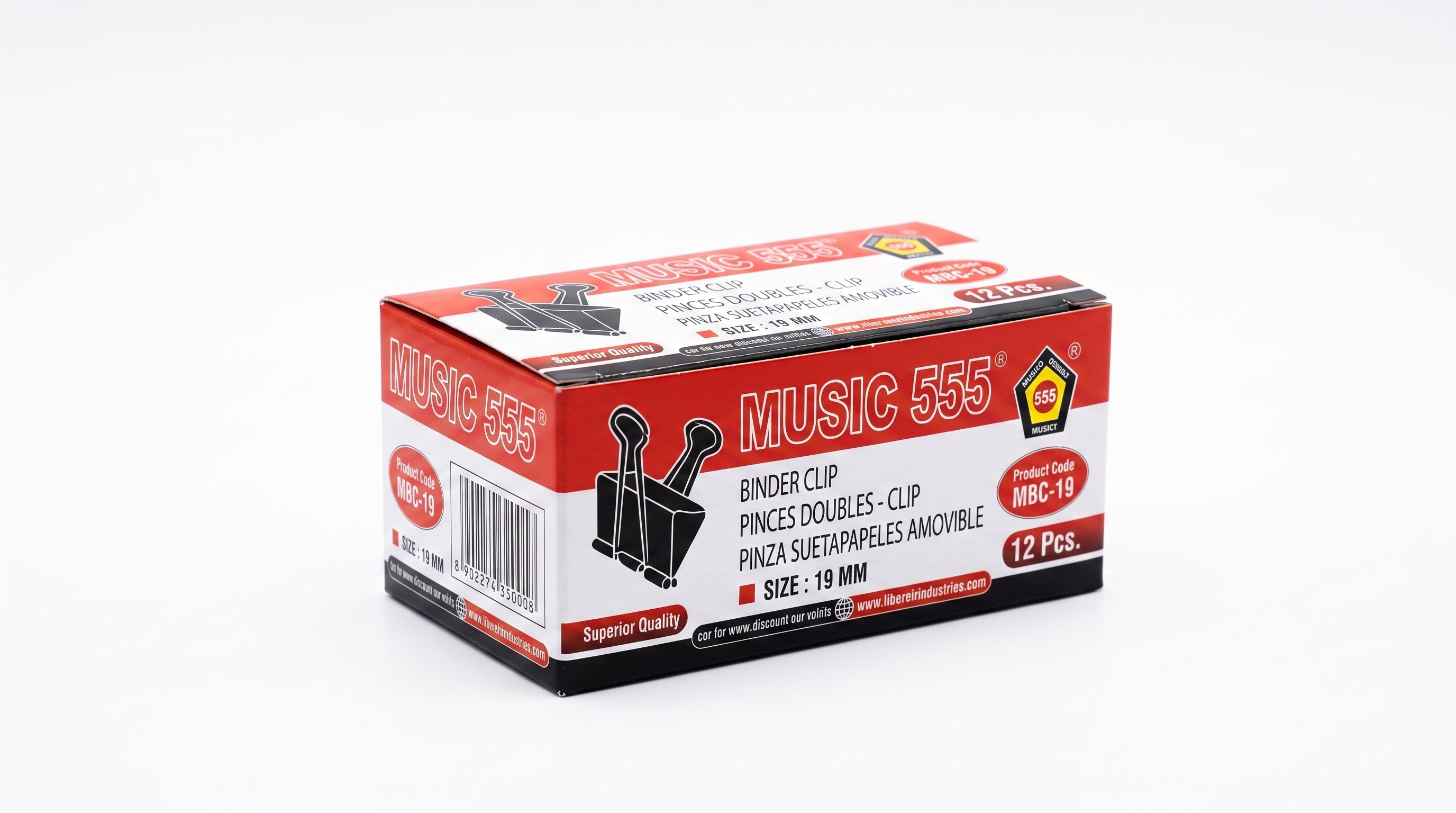 Binder clip Music 555
