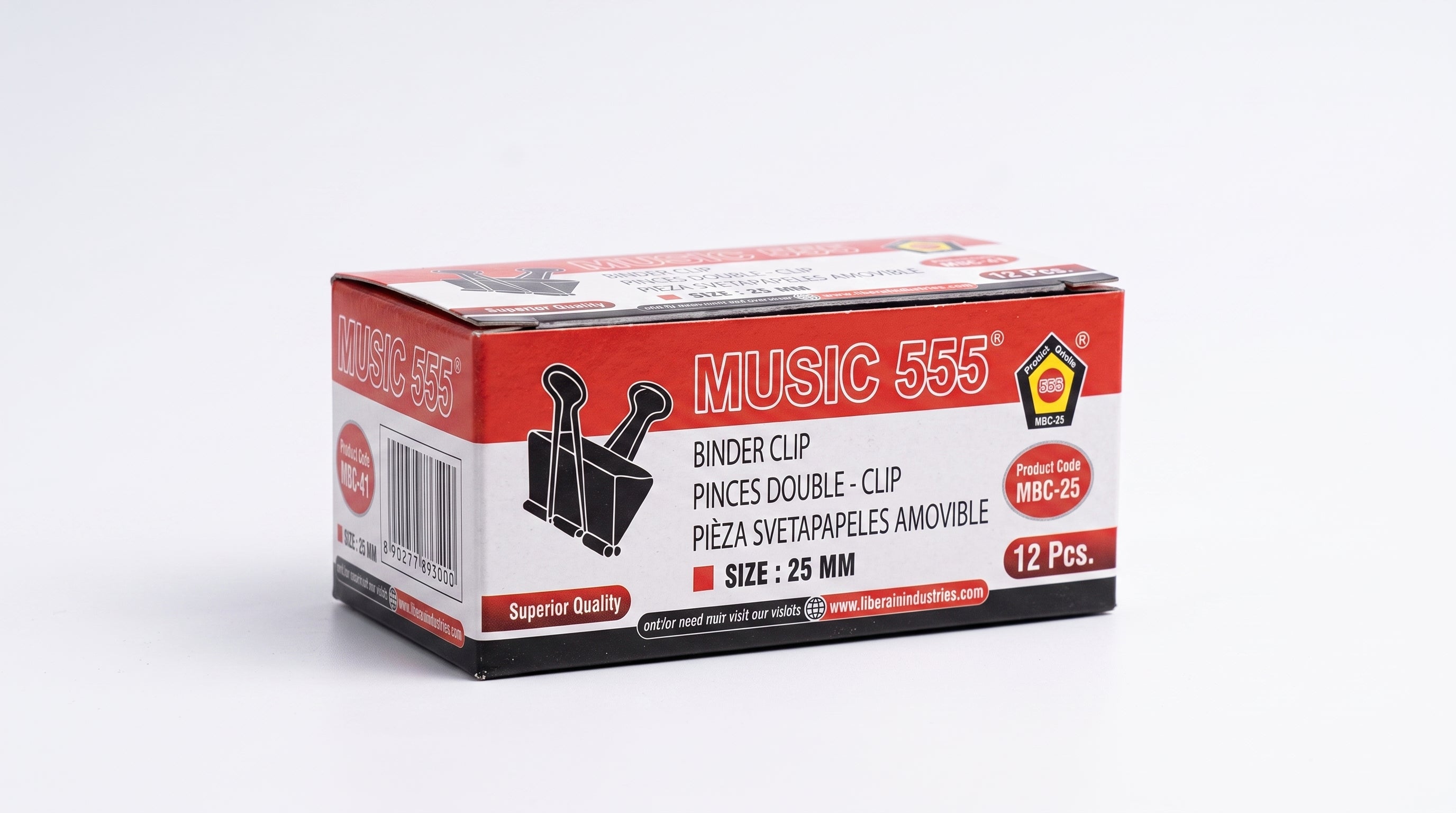 Binder clip Music 555