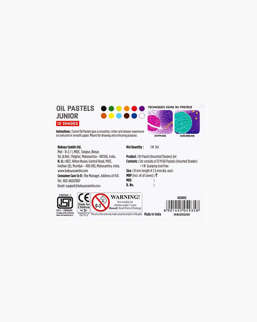 Camel Oil Pastels 12 – Oil Pastels