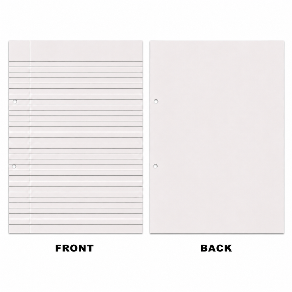 Single side rulled Assignment Sheets (Pack of 50sheets)