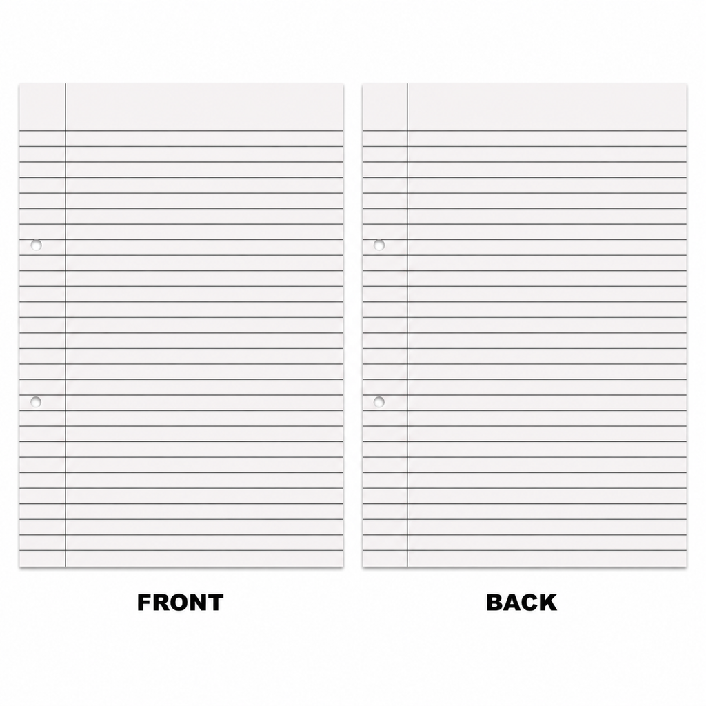 Both side rulled Assignment Sheets (Pack of 50sheets)