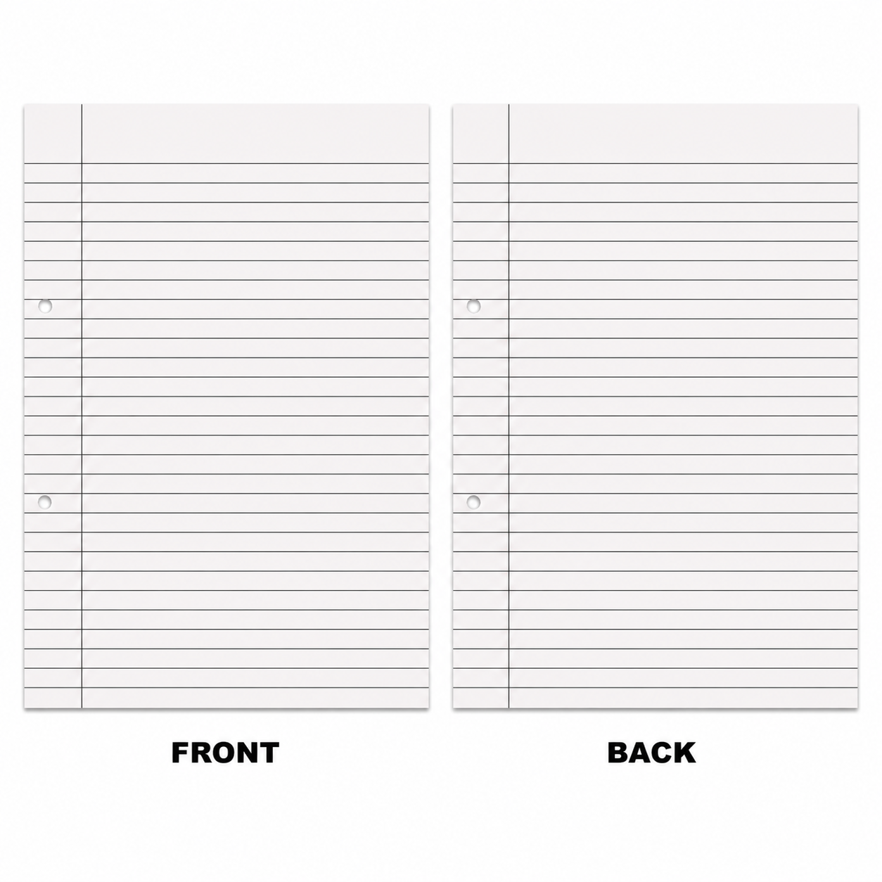Both side rulled Assignment Sheets (Pack of 50sheets)