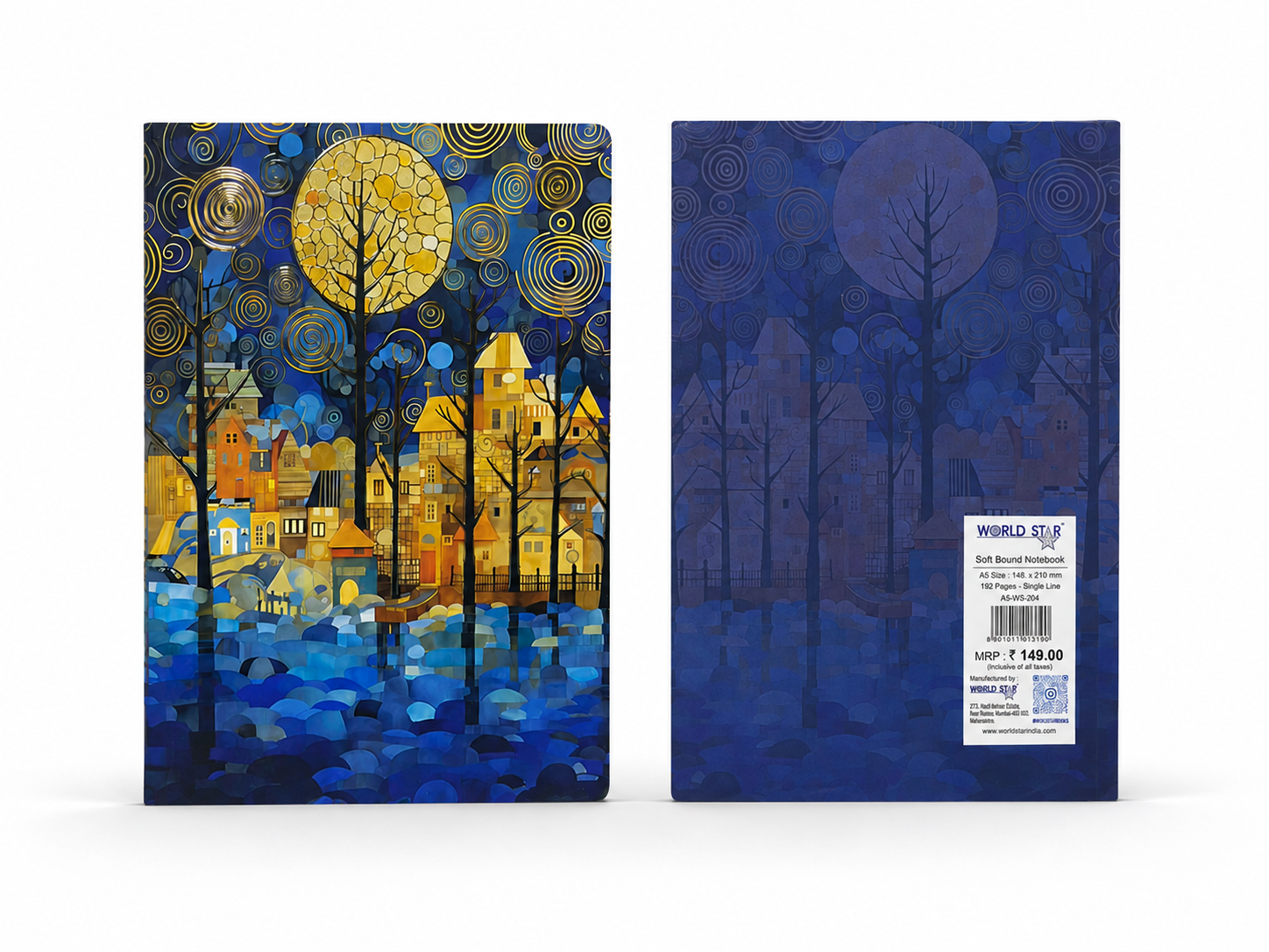 A5 Soft Bound Notebook 192 Pages 148x210mm