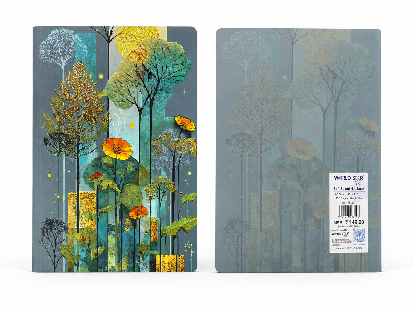 A5 Soft Bound Notebook 192 Pages 148x210mm