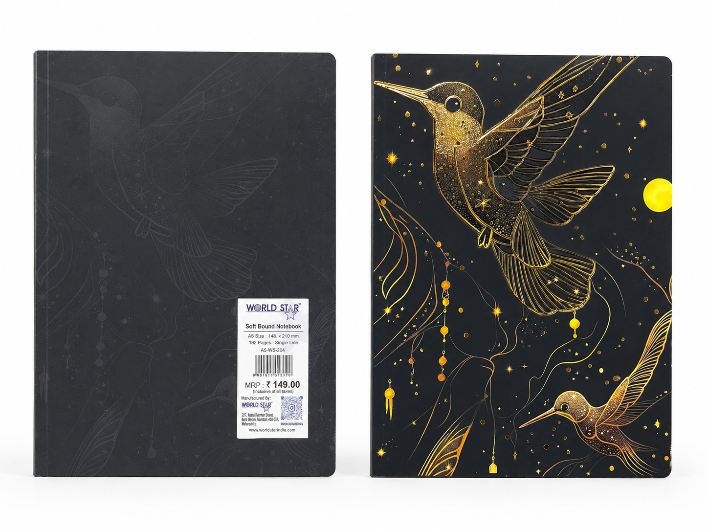 A5 Soft Bound Notebook 192 Pages 148x210mm
