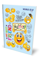 A4 172 Pages Doodle Series Notebook (Pack of 6)