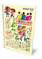 A4 172 Pages Doodle Series Notebook (Pack of 6)