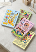 A4 172 Pages Doodle Series Notebook (Pack of 6)