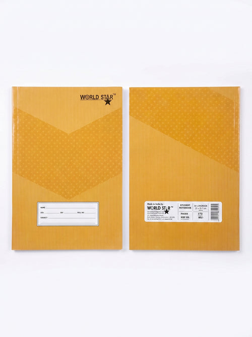 A4 Notebook 76 Pages Brown Picture Series