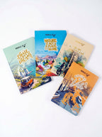 A4 Size 172 Pages Water Colour Series Notebook (Pack of 6)
