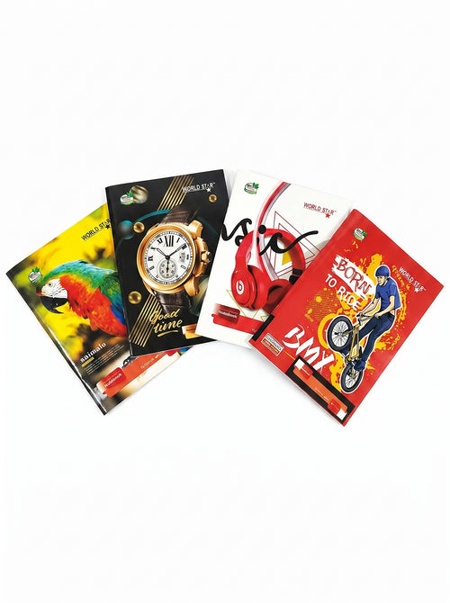 A4 Notebook 172 Pages Matt Lam Parrot UV Drip Off
