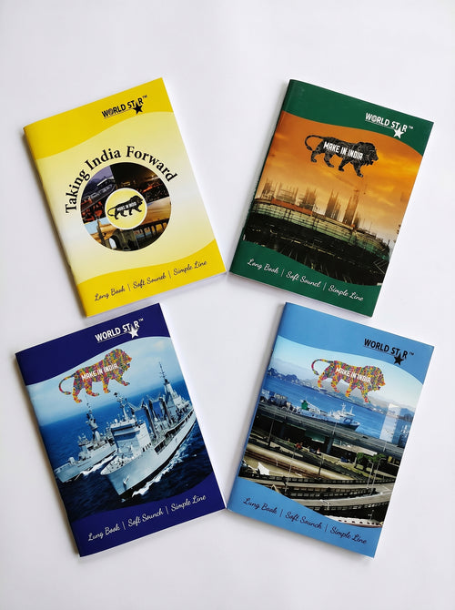 A4 Notebook 172 Pages Brown Make in India Series