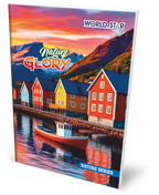 A4 Plastic Nature Series Notebook 172 Pages (Pack of 6)