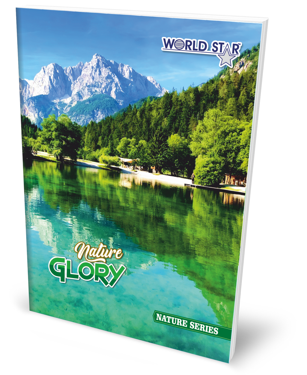 A4 Plastic Nature Series Notebook 172 Pages (Pack of 6)