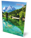A4 Plastic Nature Series Notebook 172 Pages (Pack of 6)
