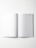 Jumbo Brown Notebook 76 Pages One side Ruled One Side Plain