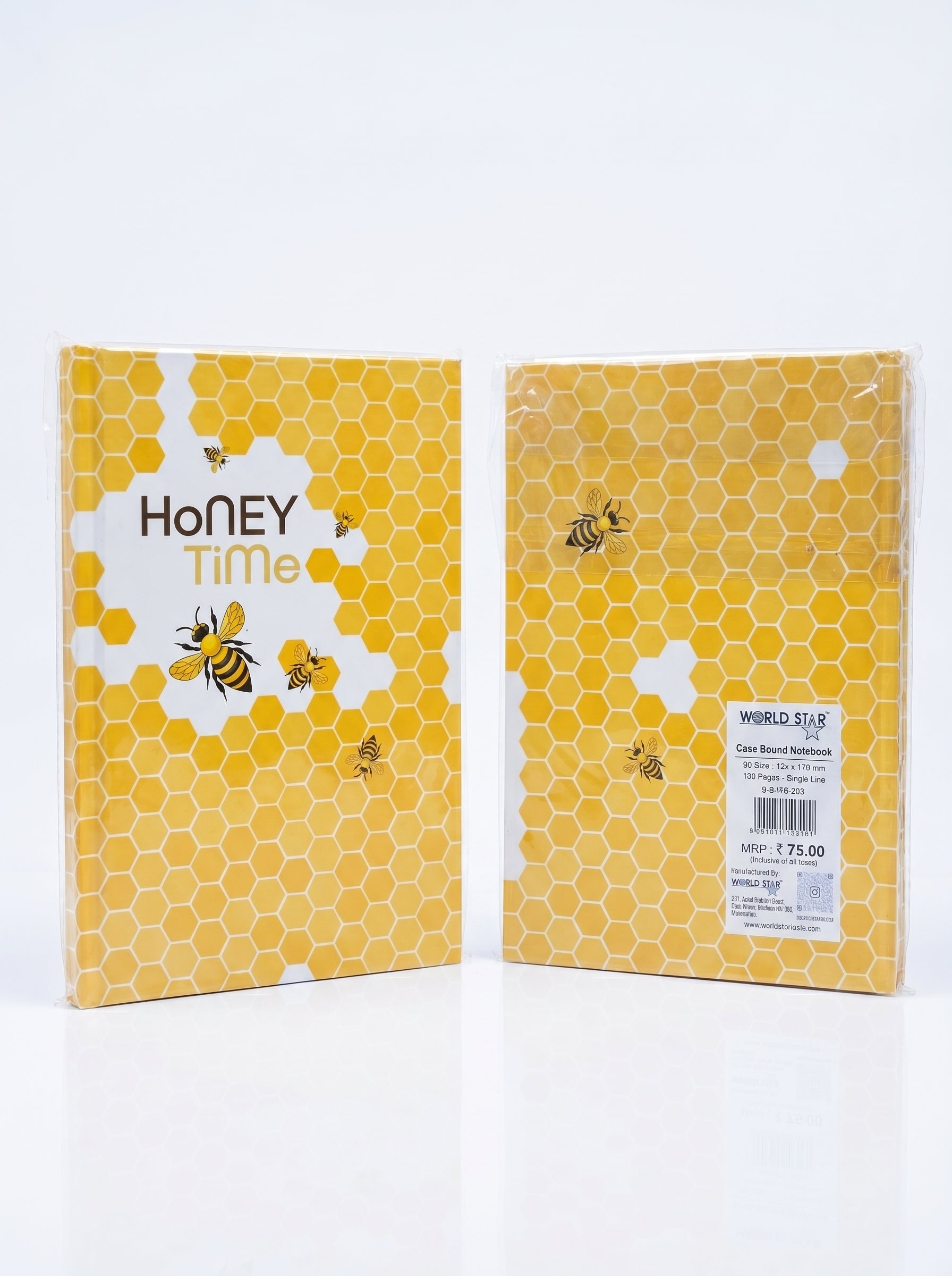 B6 Case Bound Notebook 192 Pages 124x179mm