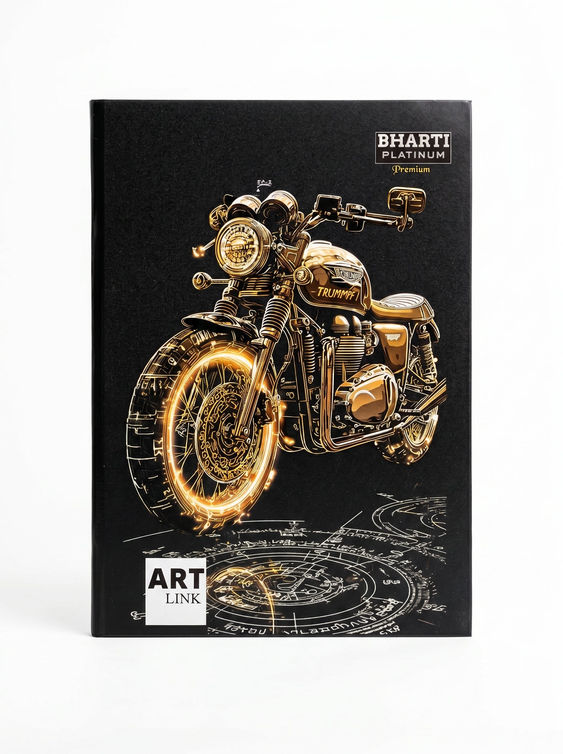 A4 Bharti Platinum Notebook 172 Pages