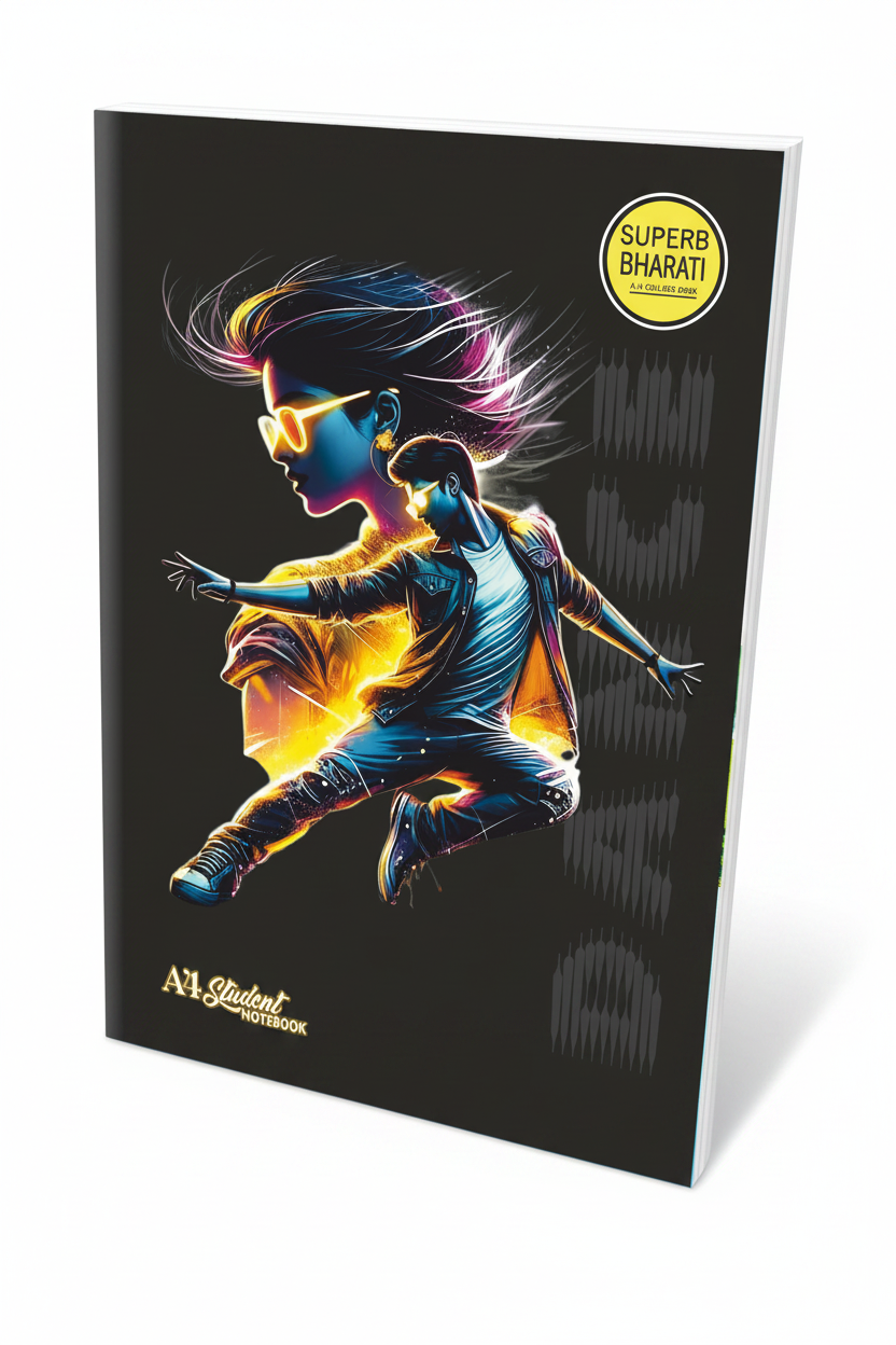 A4 Super Bharti Notebook 200 Pages (Pack of 6)